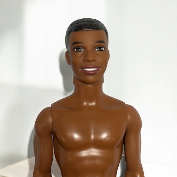 Barbie Water Play Steven Doll 1991 - 2010 African American Nude Boy Man Doll 12” - Picture 3 of 11